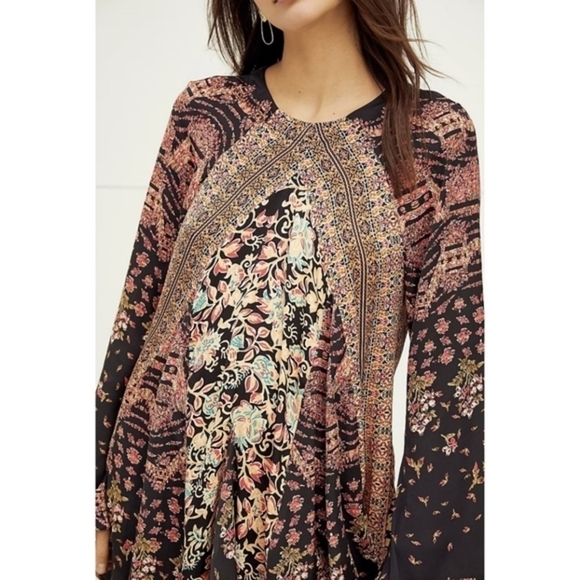 NWT Free People Stevie Tunic Black Combo size Small - Picture 12 of 12